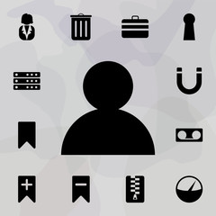 Sticker - human icon. web icons universal set for web and mobile