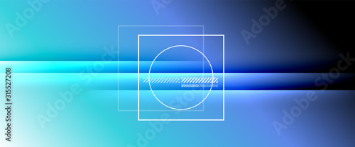 Rainbow fluid gradient background with abstract lines. Colorful geometric bac...