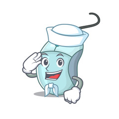 Poster - A mascot design of computer mouse Sailor wearing hat