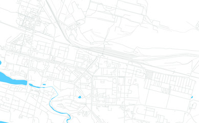  Kamensk-Uralsky, Russia bright vector map