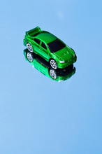 Green Model Toy Car