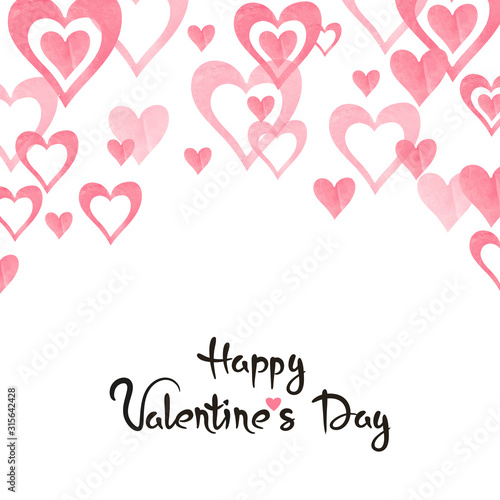 Valentines Day background w...