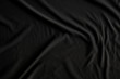 black silk cotton background, black sportswear shirt texture