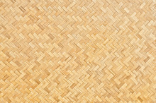Handcraft Woven Bamboo Texture Background