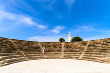 Ancient Amphitheater Of The Ancient Greeks In Cyprus
