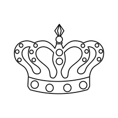 Wall Mural - Isolated royal crown vector design