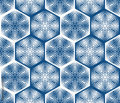 Abstract seamless geometric...