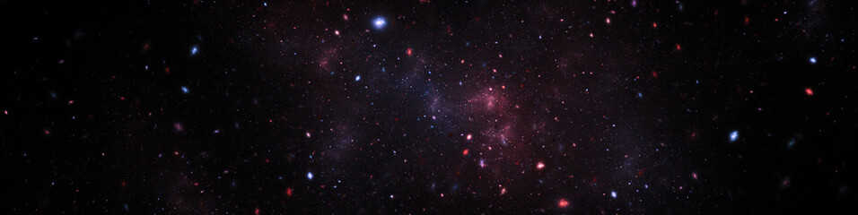 Wall Mural - space texture illustration with stars and nebula