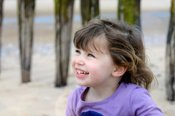 the happiness of a beach vacation