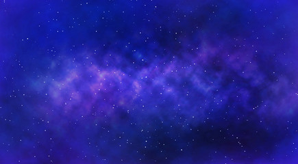 Wall Mural - milky way galaxy with stars and space background.