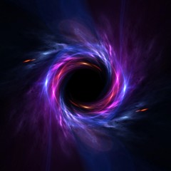Wall Mural - black hole, science fiction wallpaper. beauty of deep space. colorful graphics for background, like 