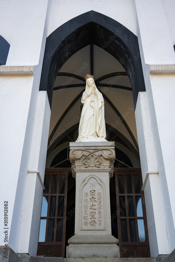 大浦天主堂 慶応元年1865年国宝大浦天主堂 鈴木崎陽作手摺木