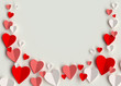 © Galina - Valentines day hearts 3d rendering