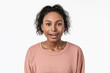 © InsideCreativeHouse - Portrait of young surprised woman with opened mouth standing isolated on white background