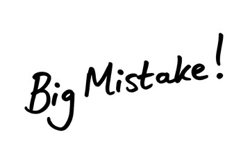 Poster - Big Mistake