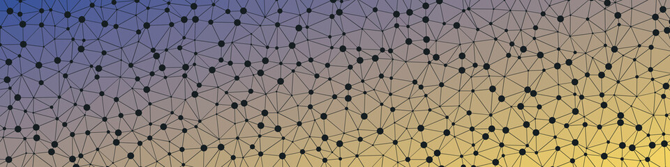 Abstract Low Polygon gradient Generative Art background illustration