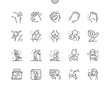 Arthritis Well-crafted Pixel Perfect Vector Thin Line Icons 30 2x Grid for Web Graphics and Apps. Simple Minimal Pictogram