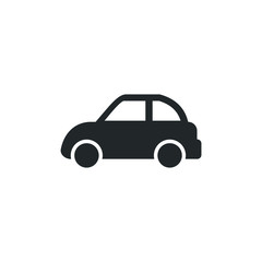 Leinwandbilder - Classic car. Retro car icon template color editable. car transportation symbol vector sign isolated on white background illustration for graphic and web design.
