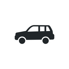 Aufkleber - Classic car. Retro car icon template color editable. car transportation symbol vector sign isolated on white background illustration for graphic and web design.