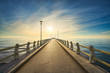 © stevanzz - Pier or jetty and sea in Forte dei Marmi at sunset. Versilia Tuscany Italy