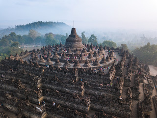 Wall Mural - Borobudur world biggest Buddhist Holy site in the world 