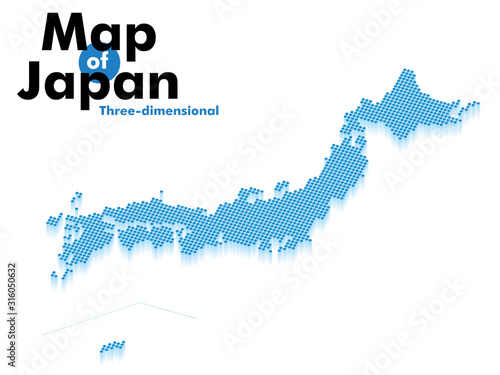 ドットとグラデーションの立体的な日本地図のイラスト 黄色系 ビジネスグラフィック素材 Adobe Stock でこのストックベクターを購入して 類似のベクターをさらに検索 Adobe Stock