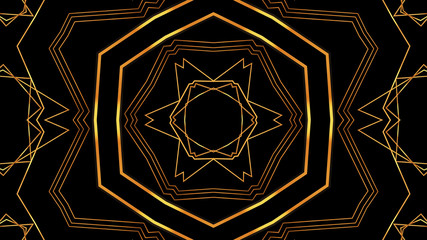 Wall Mural - 20s retro style. abstract art deco style linear geometric gold pattern 1920s vintage background.