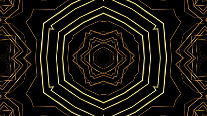 Wall Mural - 20s retro style. abstract art deco style linear geometric gold pattern 1920s vintage background.