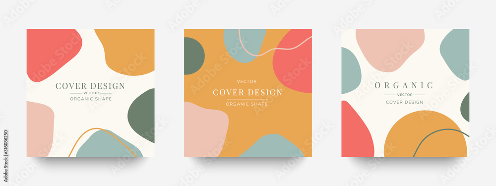 Creative cover design vector  for Instagram story template ,Social media posts, Story and photos, Editable collection backgrounds with Tropical leaf  - obrazy, fototapety, plakaty 
