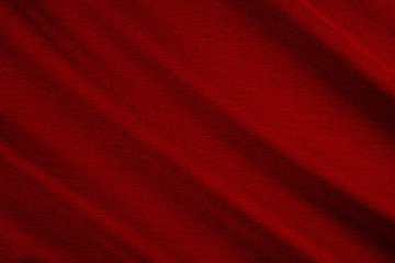 Wall Mural - Red fabric background texture.Red cloth. 