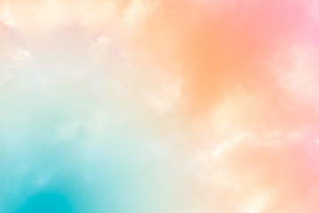 Wall Mural - cloud background with a pastel colour