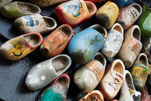 Traditional Dutch Wooden Shoes - Klompen (clogs)