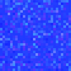 Aufkleber - Abstract geometric background with glitch art VHS effect of pixel sorting. Mosaic of random colorful pixels like in 8bit video game.