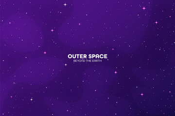 Wall Mural - night sky. space futuristic colorful background. solar system, galaxy and universe exploration. vect
