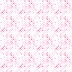 Wall Mural - seamless pink geometrical dot pattern background - abstract vector design from circles