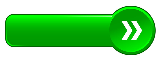 Green vector web button with arrow