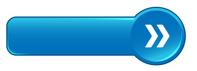 Blue vector web button with arrow