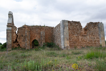 Ruins of the Hermitage of Our Lady of the Angels. Burgos, Spain