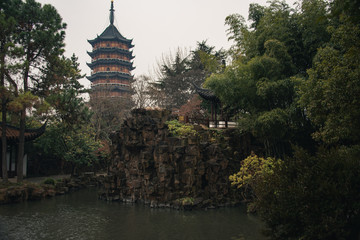 Beisi Pagoda(Beisi Ta) is a chinese pagoda built during 1368–1644 and located at Bao'en Temple in Suzhou,Jiangsu,China.