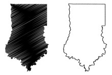 Bradley County, Arkansas (U.S. County, United States Of America,USA, U.S., US) Map Vector Illustration, Scribble Sketch Bradley Map