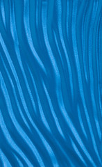 Wall Mural - abstract wavy leather blue background