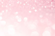 © nongnuch_l - Light pink bokeh,circle abstract light background,Pink shining lights, sparkling glittering Valentines day,women day or event lights romantic backdrop.Blurred abstract holiday background.