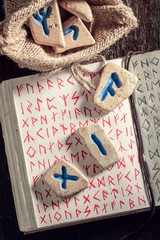 Extraordinary runic divination by stones made of Celtic language