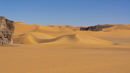 Wall Mural - Dunes in Sahara desert