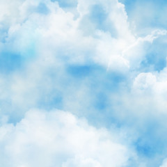 blue sky with white clouds