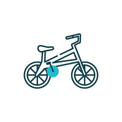 Poster - Isolated bike icon vector design