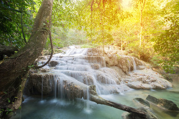 Wall Mural - Erawan waterfall