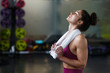 © javiindy - Woman Resting After Exercises at the Gym