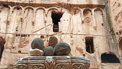 Wall Mural - Gumusler ruins and the monastery surrounded by walls in Gumusler, Nigde