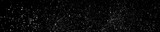 Fototapeta Na sufit - White Grainy Texture On Black. Panoramic Background. Wide Horizontal Long Banner For Site. Dust Overlay. Light Coloured Noise Granules. Snow Vector Elements. Illustration, EPS 10.